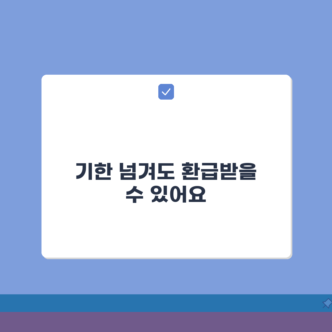 소득세 환급신청 기한 지났는데 연장 가능한가요 | 환급신청기한 | 연장신청 | 구제, 혹시