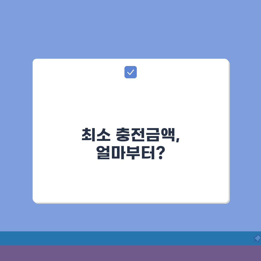 지역화폐 최저충전금액 한도 알아보기, 얼마부터 가능할까?